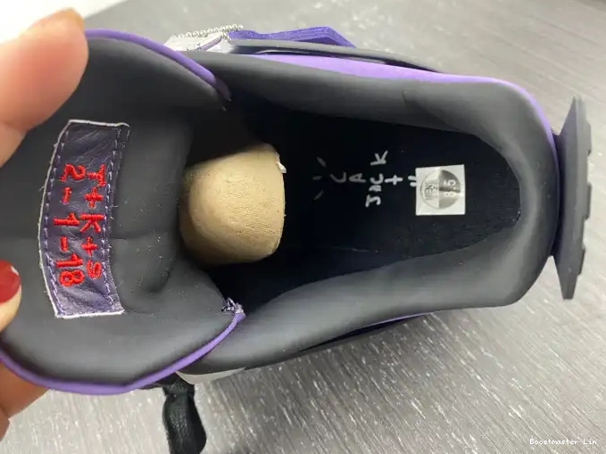 Bmlin shoes 4 (Friends Jordan and 766296 Travis Scott Retro LN4 Family) Purple 0623